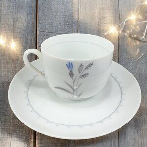 Bing & Grondahl Denmark Kjoebenhavn Porcelain Small Teacup And Saucer Set VTG